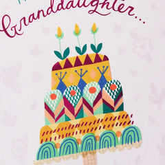 Wish Come True Birthday Card for Granddaughter