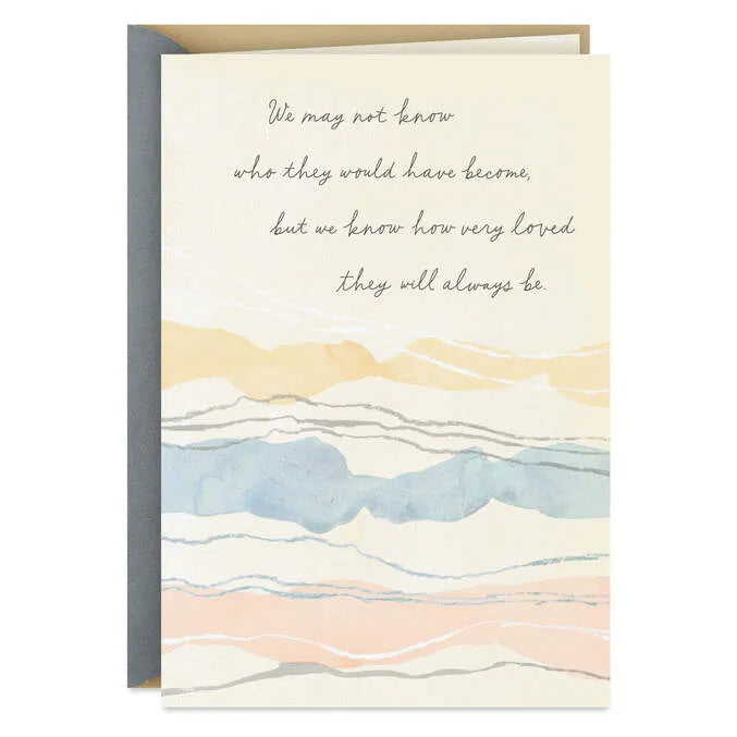 They'll Always Be Loved Sympathy Card for Loss of Baby