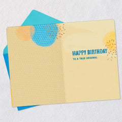 A True Original Birthday Card for Brother