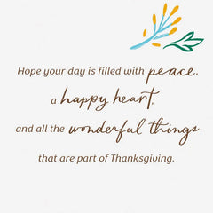 Season's Blessings Thanksgiving Card