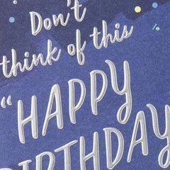 After-Party Funny Belated Birthday Card