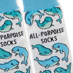 All-Porpoise Novelty Crew Socks