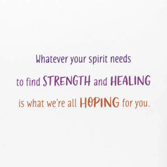 We're Praying for You Get Well Card