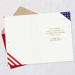 Thank You for Your Service Veterans Day Card
