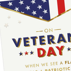 Thank You for Your Service Veterans Day Card