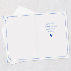 Wishing You a Safe Deployment Military Goodbye Card