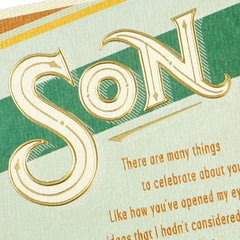 So Impressed By You Birthday Card for Son