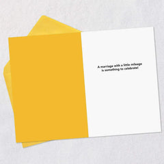 A Marriage With a Little Mileage Funny Anniversary Card