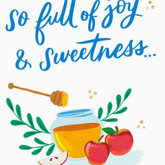 Full of Joy and Sweetness Rosh Hashanah Card