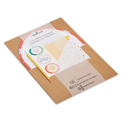 Arched Waves and Frames Stationery Set, 12 Sheets
