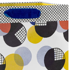 10.3" Vintage Patterned Circles Large Gift Bag