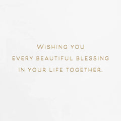 Beautiful Blessings Wedding Card