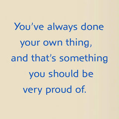 Proud of You, Grandson Birthday Card