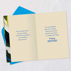 Proud of You, Grandson Birthday Card