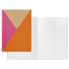 Assorted 3-Pack Colorful Kraft Journals