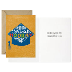 Assorted Bold and Bright Graduation Cards, Box of 12