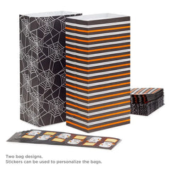 You've Been Booed 30-Pack Halloween Paper Goodie Bags With Stickers