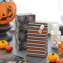 You've Been Booed 30-Pack Halloween Paper Goodie Bags With Stickers