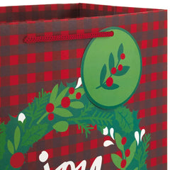 Assorted Rustic Designs 8-Pack Small, Medium and Large Christmas Gift Bags