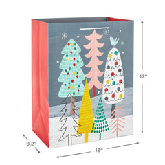17" Assorted Mod Designs 3-Pack XXL Christmas Gift Bags