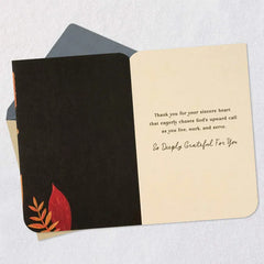 So Deeply Grateful for You Clergy Appreciation Card for Pastor