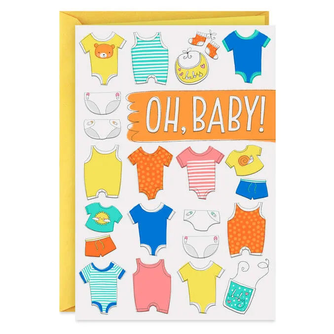 Big Congrats on Your New Little One New Baby Card