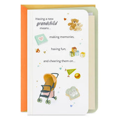 So Much Pride, Love and Joy New Baby Card for Grandparents
