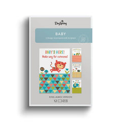Baby Is Here Assorted Religious New Baby Cards, Box of 12