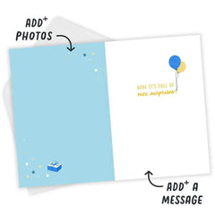 Wishes for a Wonderful Day Custom Birthday Card