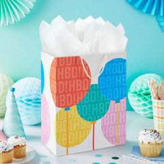 13" Balloons Large Birthday Gift Bag