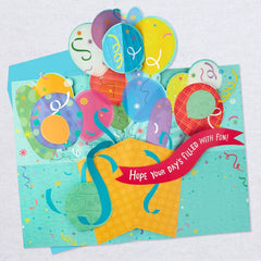 16" Fun Balloons Pop-Up Jumbo Birthday Card
