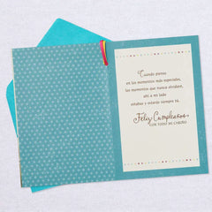 Lifetime of Memories Spanish-Language Birthday Card for Sister