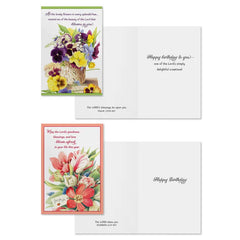 Marjolein Bastin Assorted Religious Birthday Cards, Box of 12