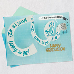 Now That You're All Smart and $#!+ Funny Graduation Card