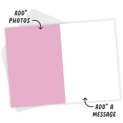 Beach Scene Instant-Photo Frame Blank Custom Card