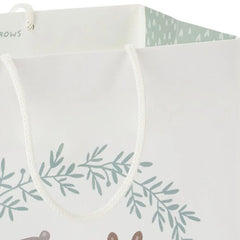 9.6" Bear and Bunny Medium Gift Bag