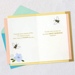 Glad to Bee Friends With You Friendship Card