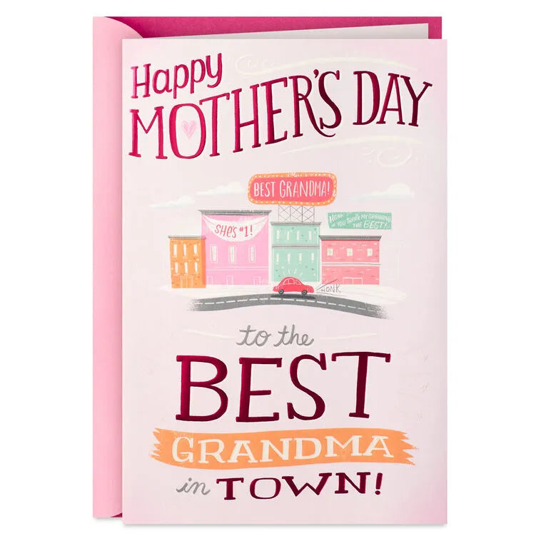 You're Amazing Everywhere Funny Pop-Up Mother's Day Card for Grandma