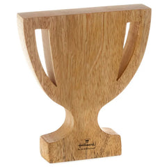 Best Papa Ever Trophy-Shaped Quote Sign, 5.3x6