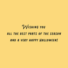 Best Parts of the Season Halloween Card