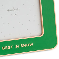 Best in Show Green Enamel Picture Frame, 4x4