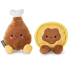 Better Together Chicken and Waffle Magnetic Plush, 6.75"
