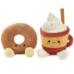 Better Together Doughnut and Latte Magnetic Plush, 7"