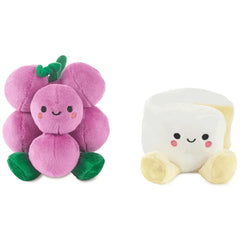 Better Together Grapes and Cheese Magnetic Plush, 5.75"