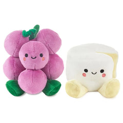 Better Together Grapes and Cheese Magnetic Plush, 5.75"