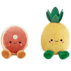 Better Together Ham and Pineapple Magnetic Plush Pair, 7"
