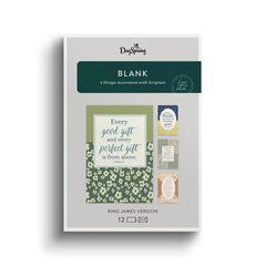 Every Good Gift Assorted Religious Blank Multi-Occasion Cards, Box of 12