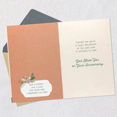 You Two Are a Reflection of Love Religious Anniversary Card