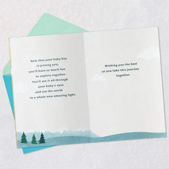 Little Wild One New Baby Boy Card