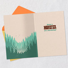 Bigfoot Funny Musical Birthday Card